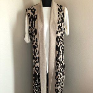 Animal Print Sweater Vest *Only*
